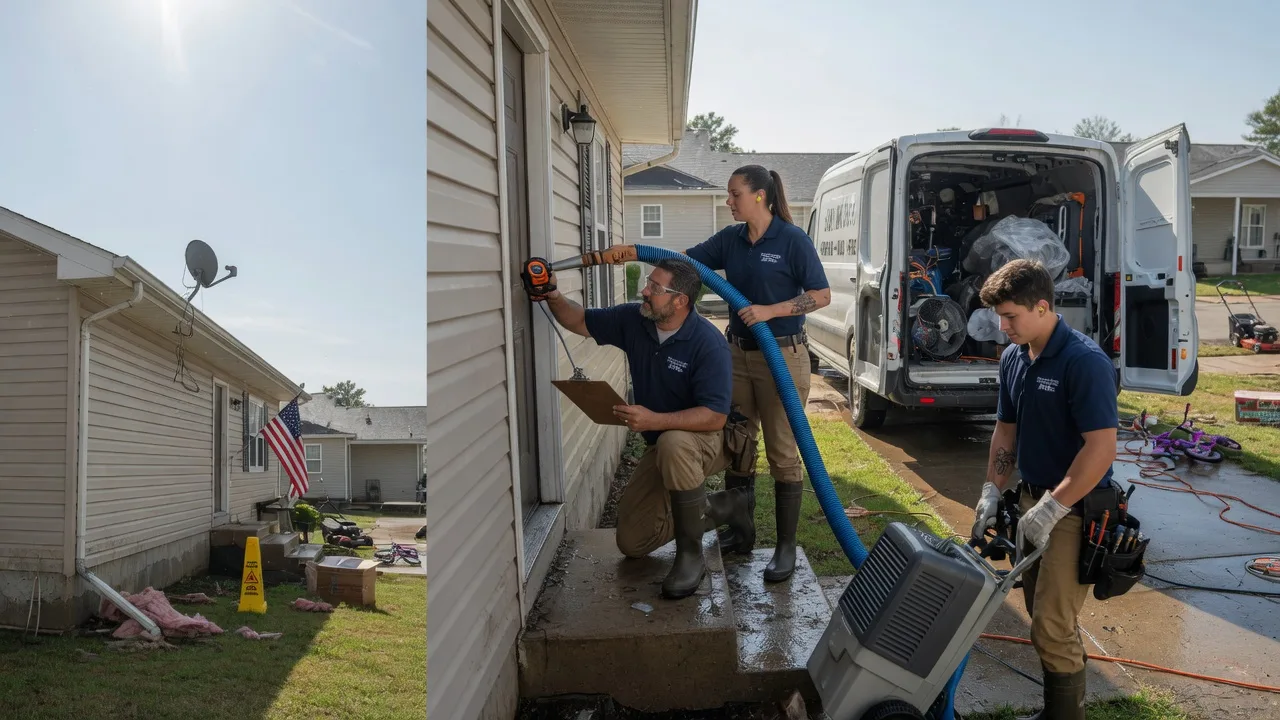 Ceiling Water Damage Restoration in Topsham, ME near me